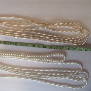 Faux pearl necklaces Lot of 8 vintage